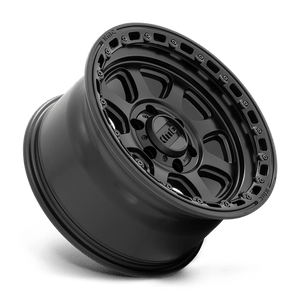 KMC KM548 CHASE Satin Black W/ Gloss Black Lip 20x9 0 6x139.7mm 106.1mm - Wheelwiz