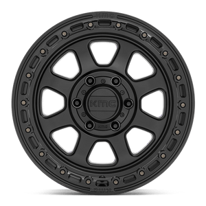 KMC KM548 CHASE Satin Black W/ Gloss Black Lip 18x9 +18 8x170mm 125.1mm