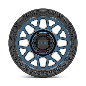 KMC KM549 GRS Midnight Blue W/ G-black Lip 18x8.5 0 8x170mm 125.1mm - Wheelwiz