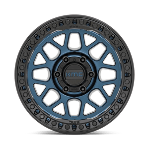 KMC KM549 GRS Midnight Blue W/ G-black Lip 17x9 +18 5x150mm 110.1mm