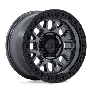KMC KM549 GRS Gloss Gunmetal W/ Gloss Black 18x8.5 0 6x120mm 66.9mm