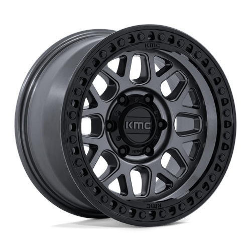 KMC KM549 GRS Gloss Gunmetal W/ Gloss Black 17x8.5 0 6x135mm 87.1mm