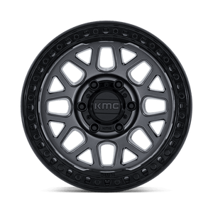 KMC KM549 GRS Gloss Gunmetal W/ Gloss Black 17x8.5 0 8x180mm 124.2mm