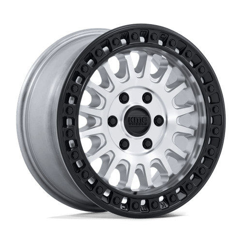 KMC KM552 IMS Machined W/ Matte Black Lip 17x8 +32 6x135mm 87.1mm