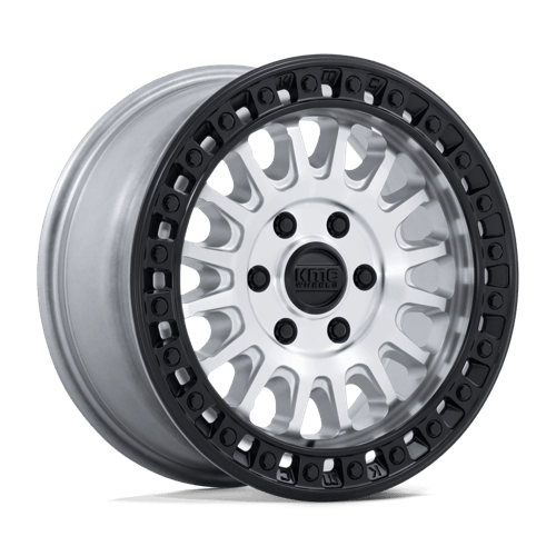 KMC KM552 IMS Machined W/ Matte Black Lip 17x8 +32 6x135mm 87.1mm