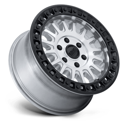KMC KM552 IMS Machined W/ Matte Black Lip 17x8 +32 6x135mm 87.1mm