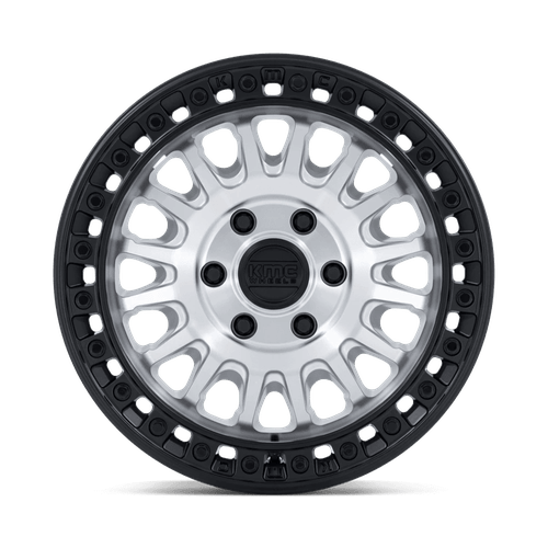 KMC KM552 IMS Machined W/ Matte Black Lip 17x8 +32 6x135mm 87.1mm