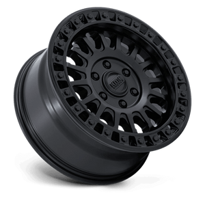 KMC KM552 IMS Matte Black W/ Gloss Black Lip 17x8 +32 6x139.7mm 106.1mm