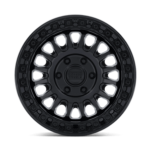 KMC KM552 IMS Matte Black W/ Gloss Black Lip 17x8 +32 6x130mm 84.1mm