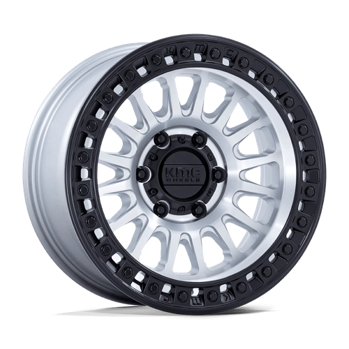KMC KM552 IMS Machined W/ Matte Black Lip 17x8.5 +18 5x108mm 60.1mm - Wheelwiz