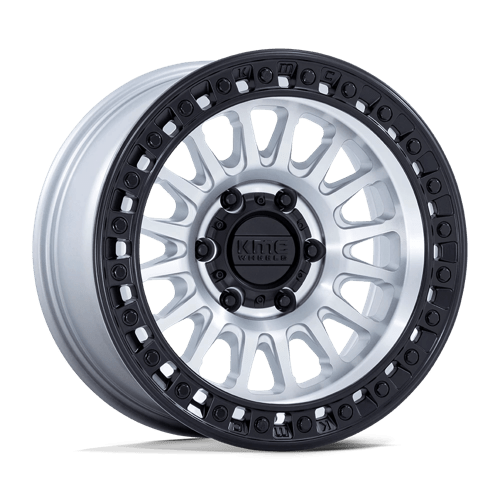 KMC KM552 IMS Machined W/ Matte Black Lip 18x9 0 6x139.7mm 106.1mm - Wheelwiz