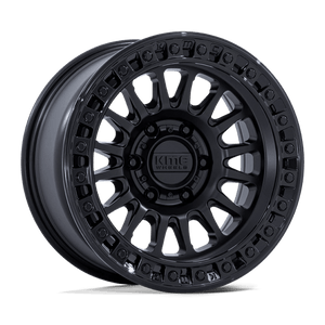 KMC KM552 IMS Matte Black W/ Gloss Black Lip 18x9 0 6x139.7mm 106.1mm - Wheelwiz