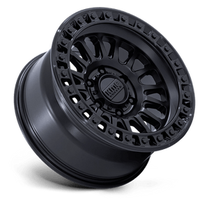 KMC KM552 IMS Matte Black W/ Gloss Black Lip 17x8.5 +18 5x108mm 60.1mm - Wheelwiz