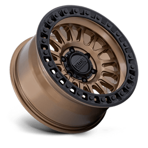 KMC KM552 IMS Matte Bronze W Gloss Black Lip 20x9 +18 8x180mm 124.2mm - Wheelwiz