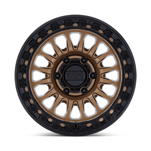KMC KM552 IMS Matte Bronze W Gloss Black Lip 20x9 0 8x180mm 124.2mm - Wheelwiz