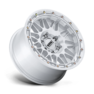 KMC KM555 ATTACK Gloss Silver W/ Machined Face 17x8.5 0 6x135mm 87.1mm - Wheelwiz