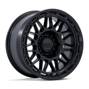 KMC KM555 ATTACK Matte Black 17x8.5 0 6x114.3mm 66.1mm - Wheelwiz