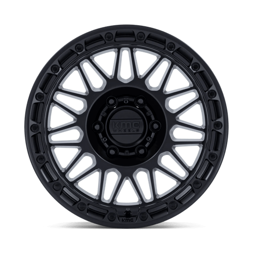 KMC KM555 ATTACK Matte Black 17x8.5 -10 6x139.7mm 106.1mm - Wheelwiz