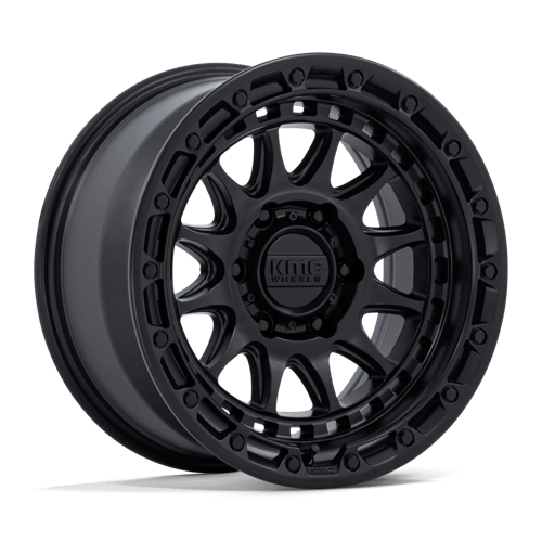 KMC KM556 CRUX Blackout 17x8.5 0 6x114.3mm 66.1mm - Wheelwiz