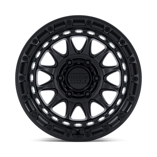 KMC KM556 CRUX Blackout 17x8.5 +25 6x114.3mm 66.1mm - Wheelwiz