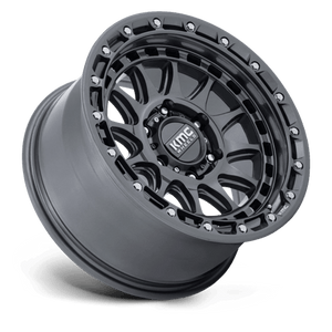 KMC KM556 CRUX Gloss Gunmetal 17x8.5 0 6x135mm 87.1mm - Wheelwiz