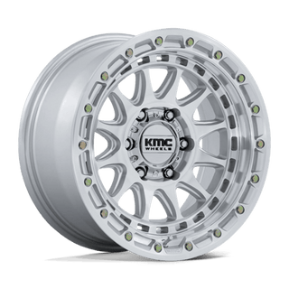 KMC KM556 CRUX Gloss Silver W/ Machined Face 20x10 -18 8x165.1mm 125.1mm