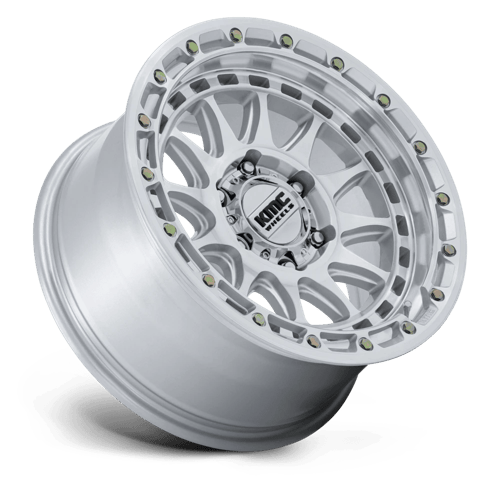 KMC KM556 CRUX Gloss Silver W/ Machined Face 18x9 0 8x165.1mm 125.1mm