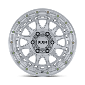 KMC KM556 CRUX Gloss Silver W/ Machined Face 20x9 +1 8x180mm 124.2mm
