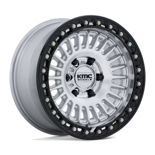 KMC KM559 NEXUS Machined W/ Gloss Black Lip 18x9 0 8x180mm 124.2mm - Wheelwiz
