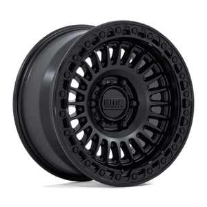 KMC KM559 NEXUS Matte Black W/ Gloss Black Lip 17x8.5 0 6x139.7mm 106.1mm - Wheelwiz