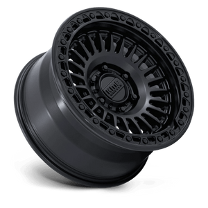 KMC KM559 NEXUS Matte Black W/ Gloss Black Lip 18x9 0 8x165.1mm 125.1mm - Wheelwiz