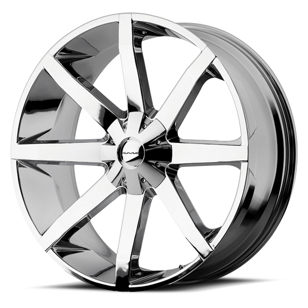 KMC KM651 SLIDE Chrome 22x9.5 +38 6x139.7mm 100.3mm - WheelWiz