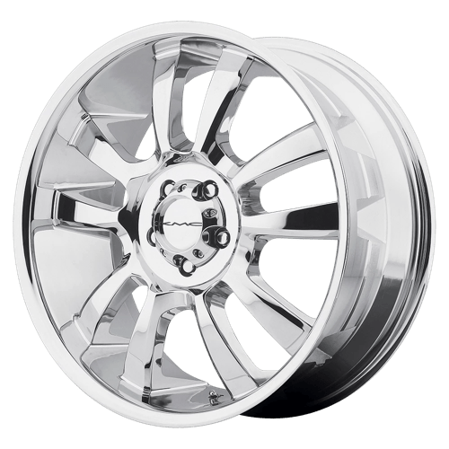KMC KM673 SKITCH Chrome 24x9.5 +30 6x139.7mm 100.3mm - Wheelwiz