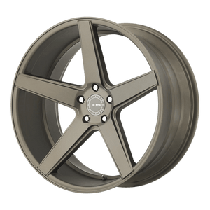 KMC KM685 DISTRICT Matte Bronze 20x10.5 +35 5x120mm 74.1mm - WheelWiz