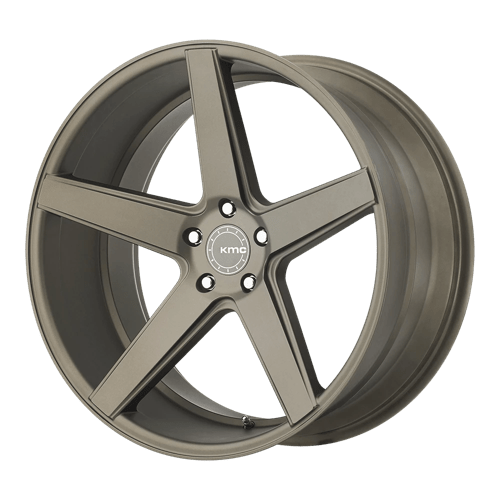 KMC KM685 DISTRICT Matte Bronze 20x8.5 +35 5x120mm 74.1mm - Wheelwiz