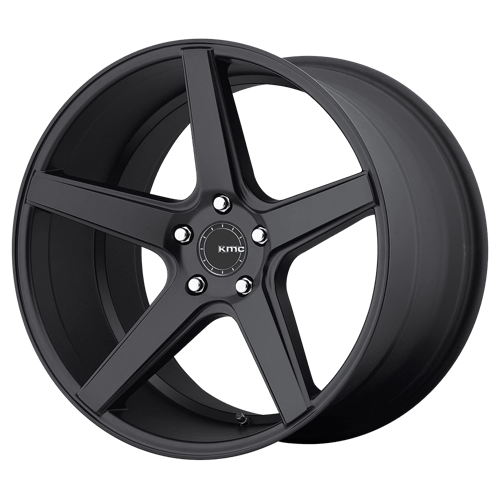 KMC KM685 DISTRICT Satin Black 20x10.5 +45 5x120mm 74.1mm - Wheelwiz