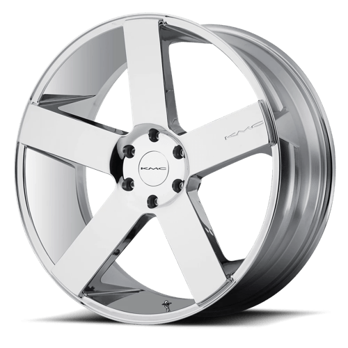 KMC KM690 MC 5 Chrome 22x9 +15 6x139.7mm 106.1mm - WheelWiz