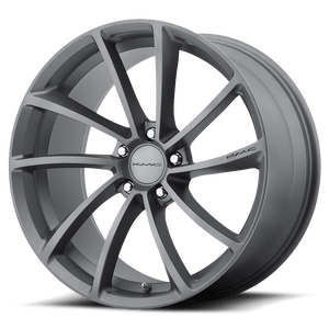 KMC KM691 SPIN Gun Metal 18x8 +35 5x114.3mm 72.6mm - WheelWiz