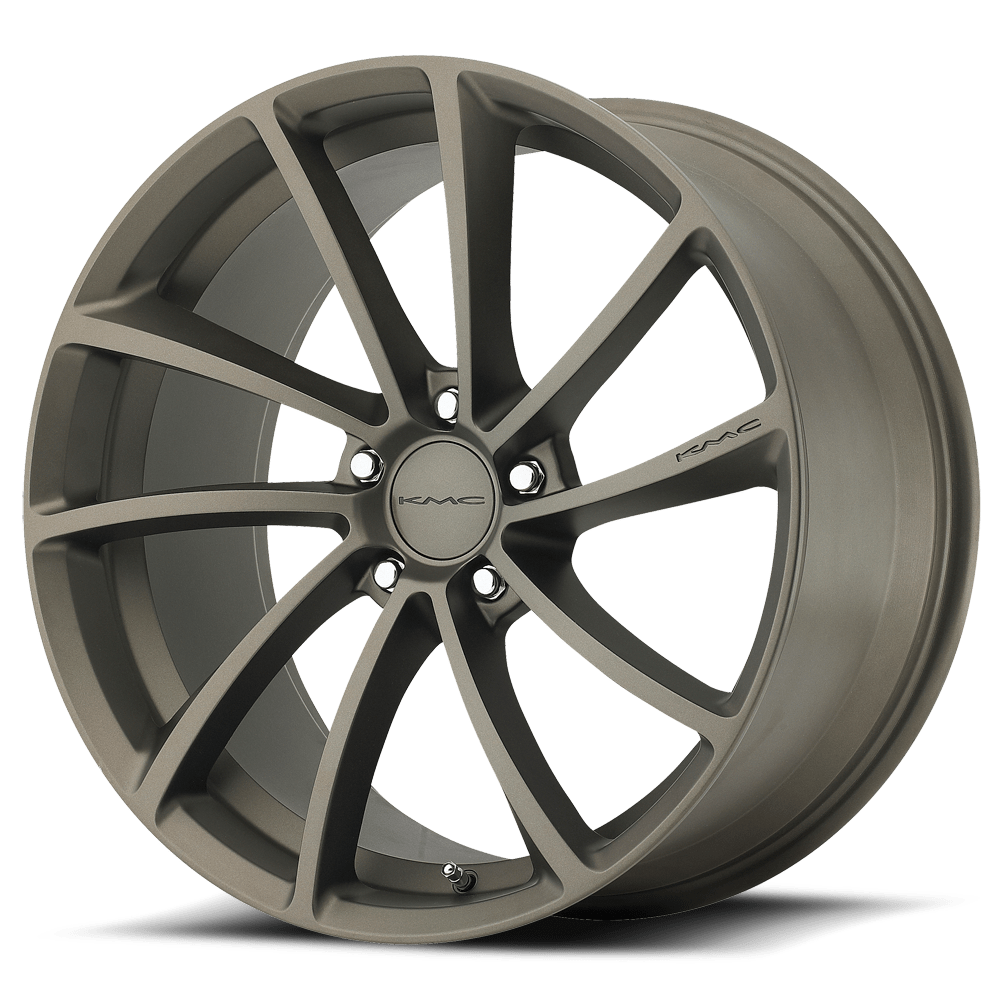 KMC KM691 SPIN Matte Bronze 20x9 +38 5x114.3mm 72.6mm - WheelWiz