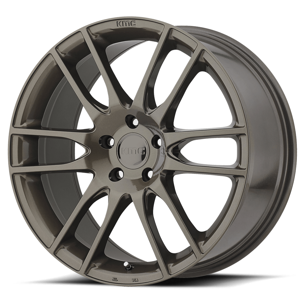 KMC KM696 PIVOT Bronze 20x8.5 +35 5x120mm 74.1mm - WheelWiz