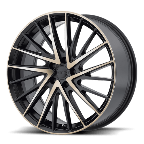 KMC KM697 NEWTON Satin Black W/ Machined Face And Tinted Clear 20x9 +42 5x114.3mm 72.6mm - WheelWiz