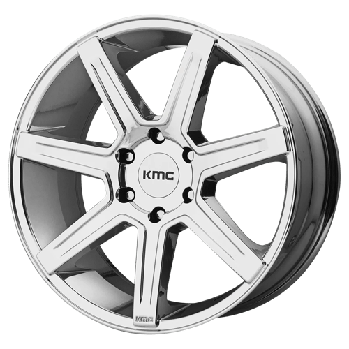 KMC KM700 REVERT Chrome 24x9.5 +38 5x127mm 72.6mm - Wheelwiz