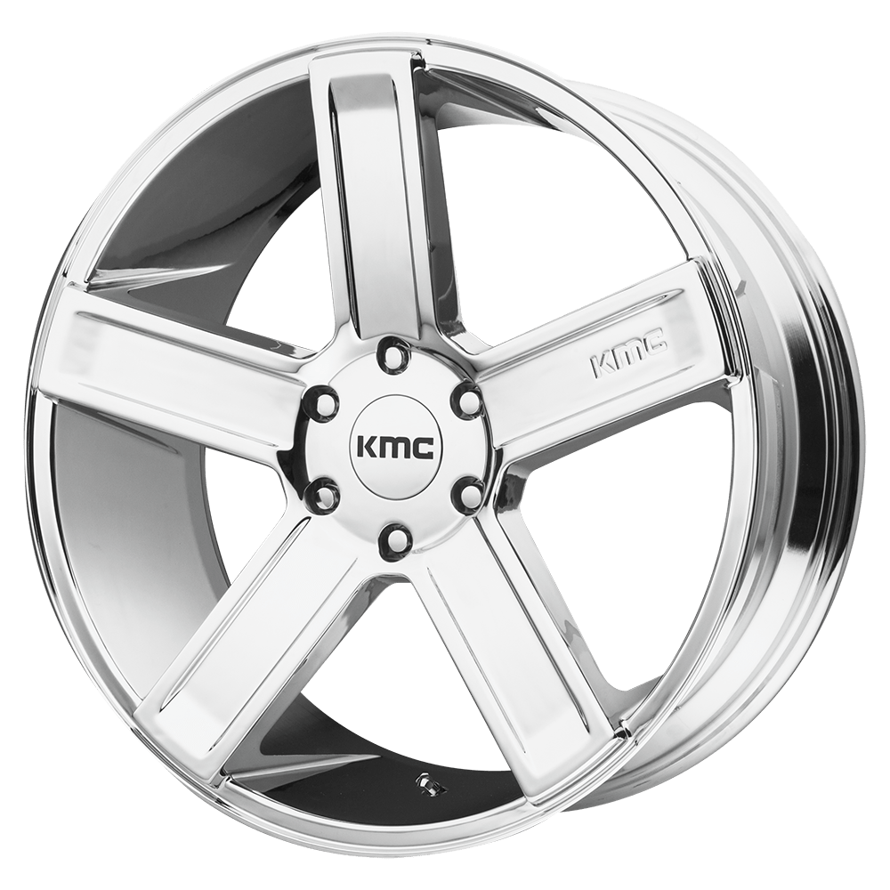KMC KM702 DUECE Chrome 22x9 +30 6x139.7mm 106.1mm - WheelWiz