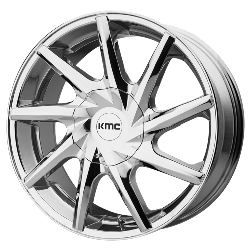 KMC KM705 BURST Chrome 20x8.5 +35 6x135|6x139.7mm 100.3mm - WheelWiz