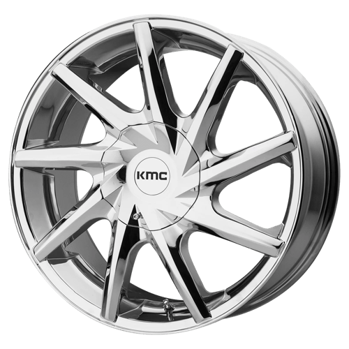 KMC KM705 BURST Chrome 24x9.5 +30 6x135|6x139.7mm 100.3mm - Wheelwiz
