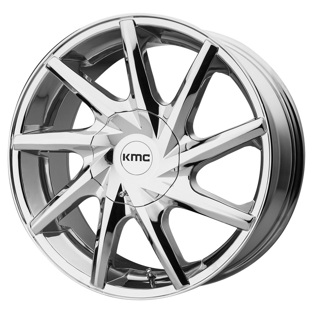 KMC KM705 BURST Chrome 20x8.5 +35 6x135|6x139.7mm 100.3mm - WheelWiz
