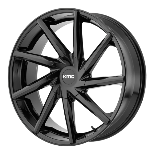 KMC KM705 BURST Gloss Black 20x8.5 +35 6x135|6x139.7mm 100.3mm - WheelWiz