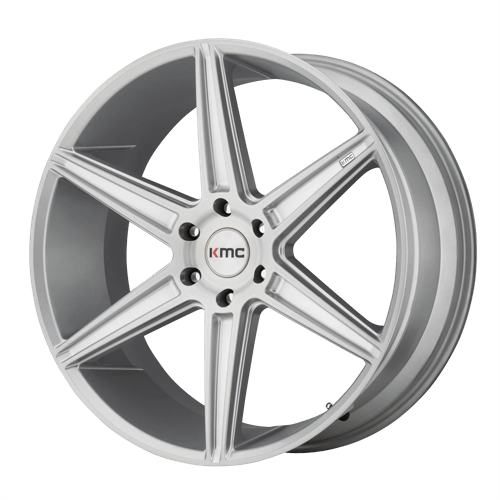 KMC KM712 PRISM TRUCK Brushed Silver 24x10 +30 6x139.7mm 100.3mm - WheelWiz