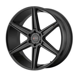 KMC KM712 PRISM TRUCK Satin Black 20x9 +30 6x114.3mm 66.1mm - WheelWiz