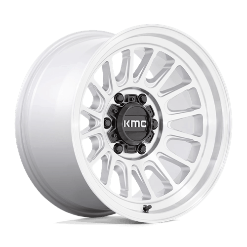 KMC KM724 IMPACT OL Silver Machined 17x8.5 0 6x139.7mm 106.1mm - Wheelwiz